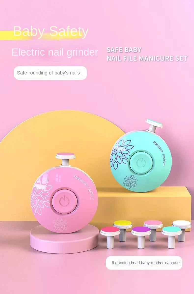 Electric Baby Nail Trimmer – Safe & Quiet Nail File for Newborns & Toddlers