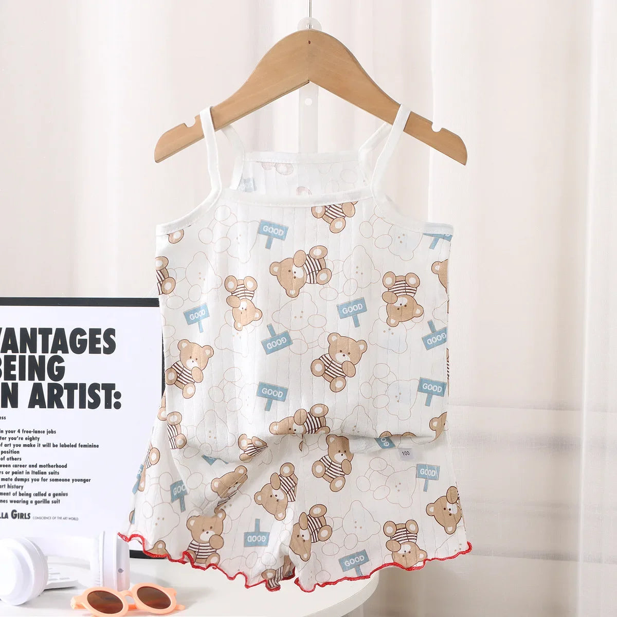 Girls' Cotton Tank & Shorts Set — photo 5