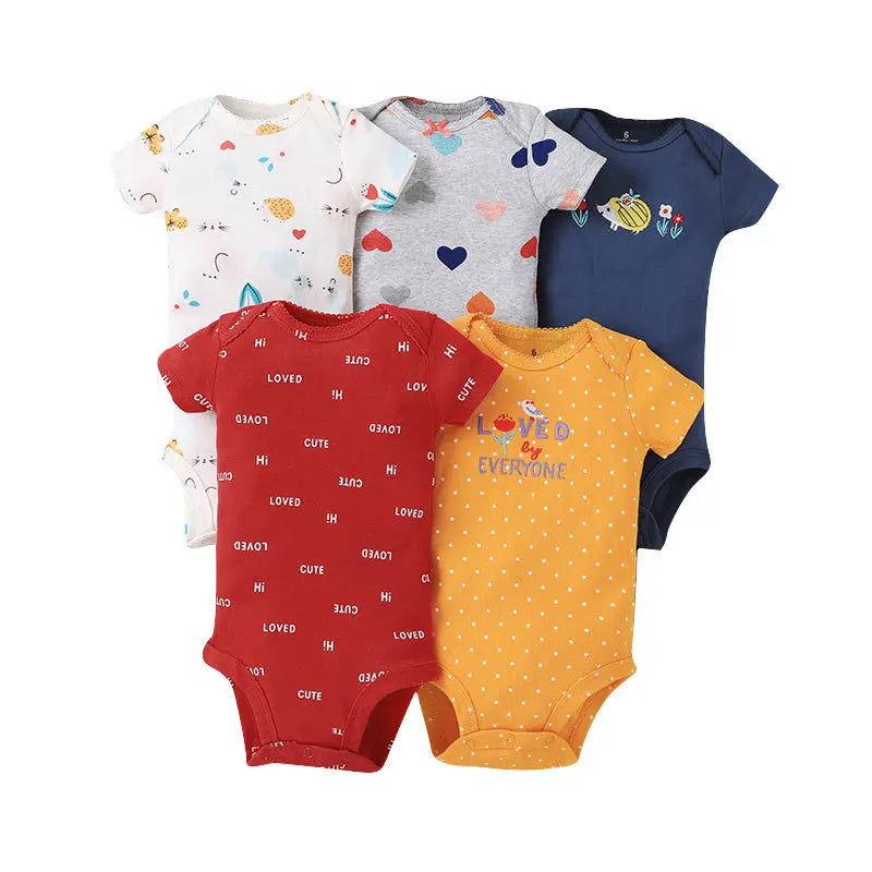 Baby 5-Pack Cotton Bodysuits - Kindle Kids ABC - view 17