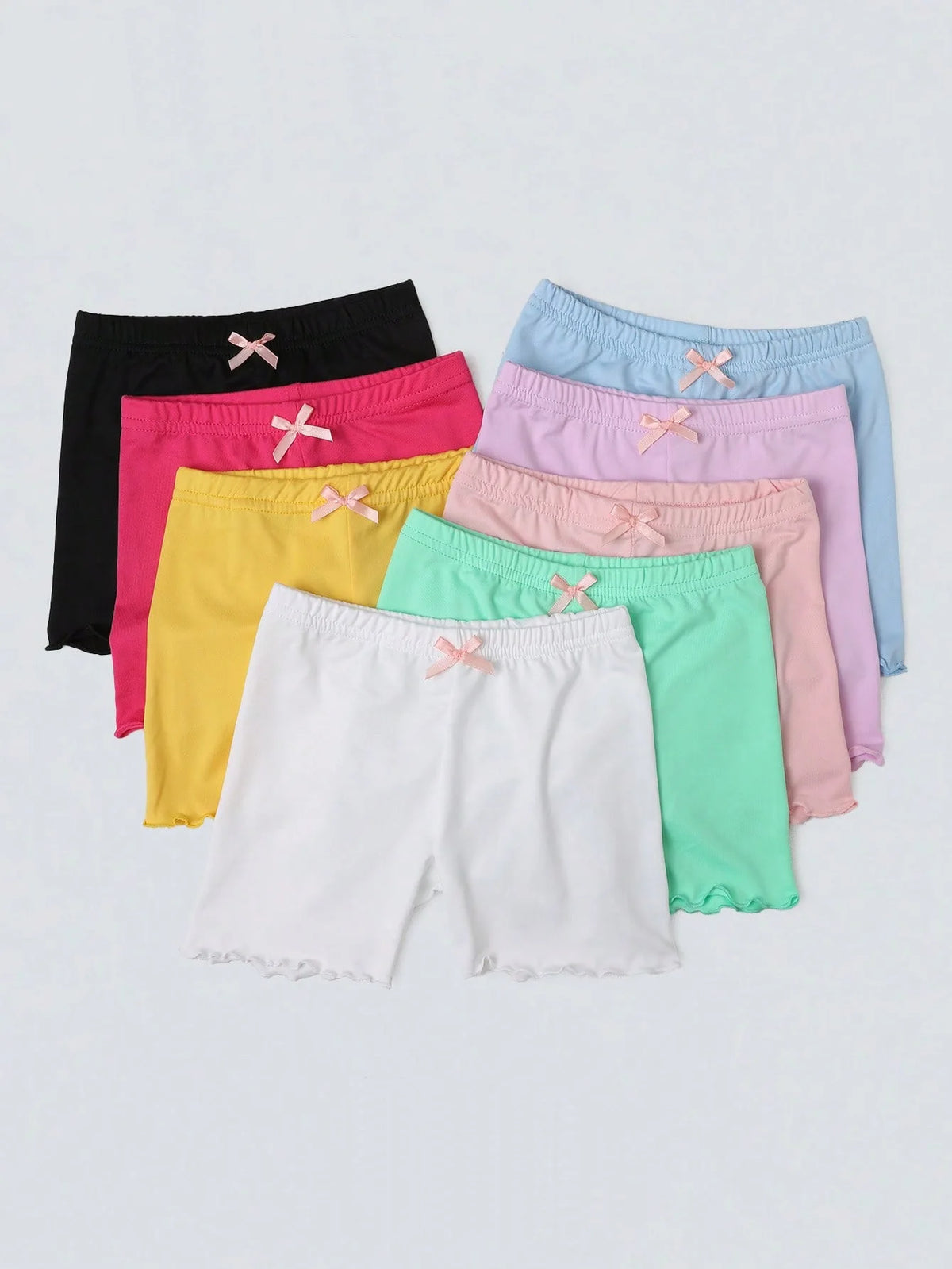 Girls modal under-shorts soft safety shorts 3-pack
