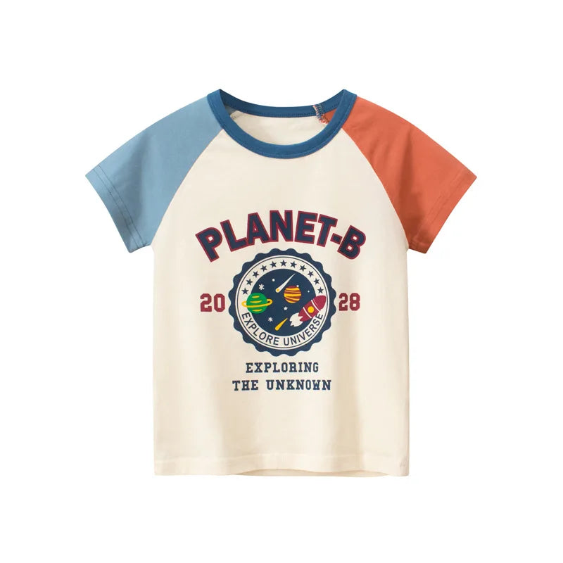 Kids Short-Sleeve T-Shirt – Cotton Cartoon Summer Tee - photo 10
