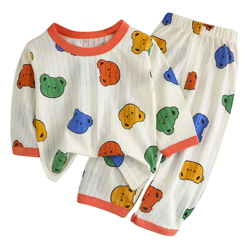 Kids' Cotton Long-Sleeve Pyjama Set - Kindle Kids ABC - view 22