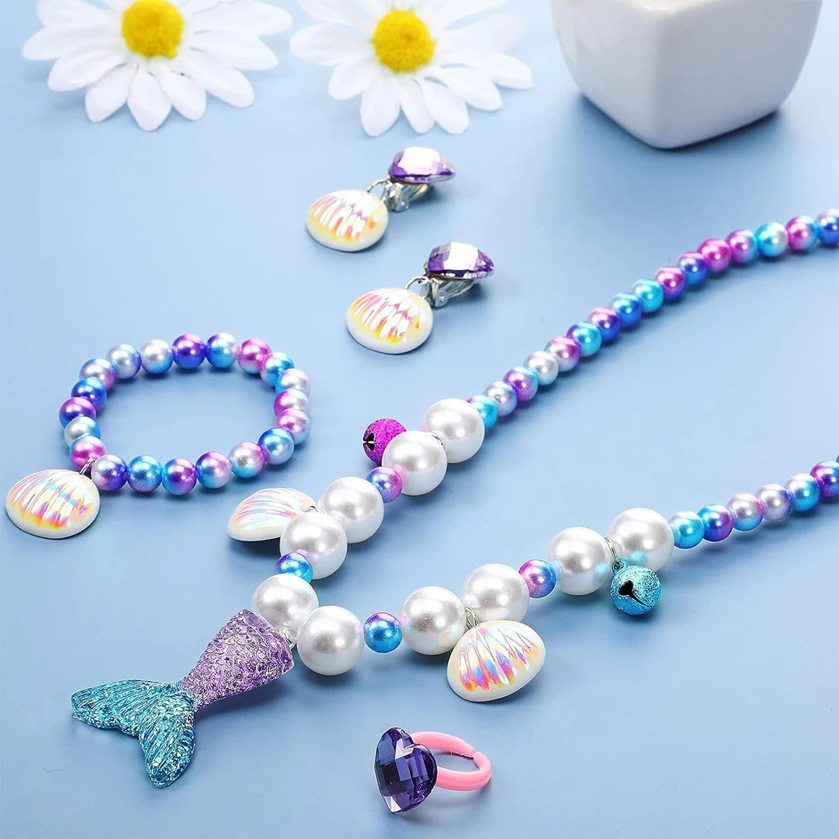 Princess Mermaid Necklace & Bracelet Set - Kindle Kids ABC - view 3