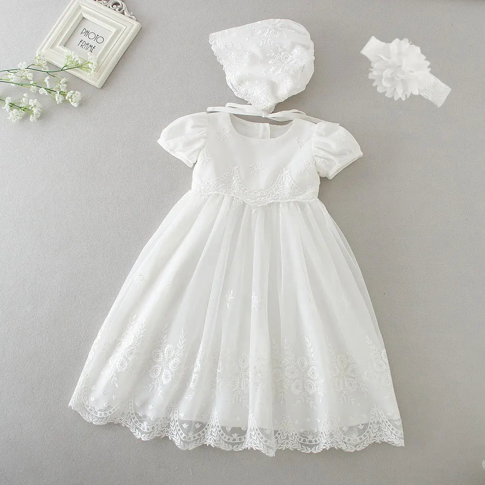 Lace Christening Gown - Kindle Kids ABC - view 8