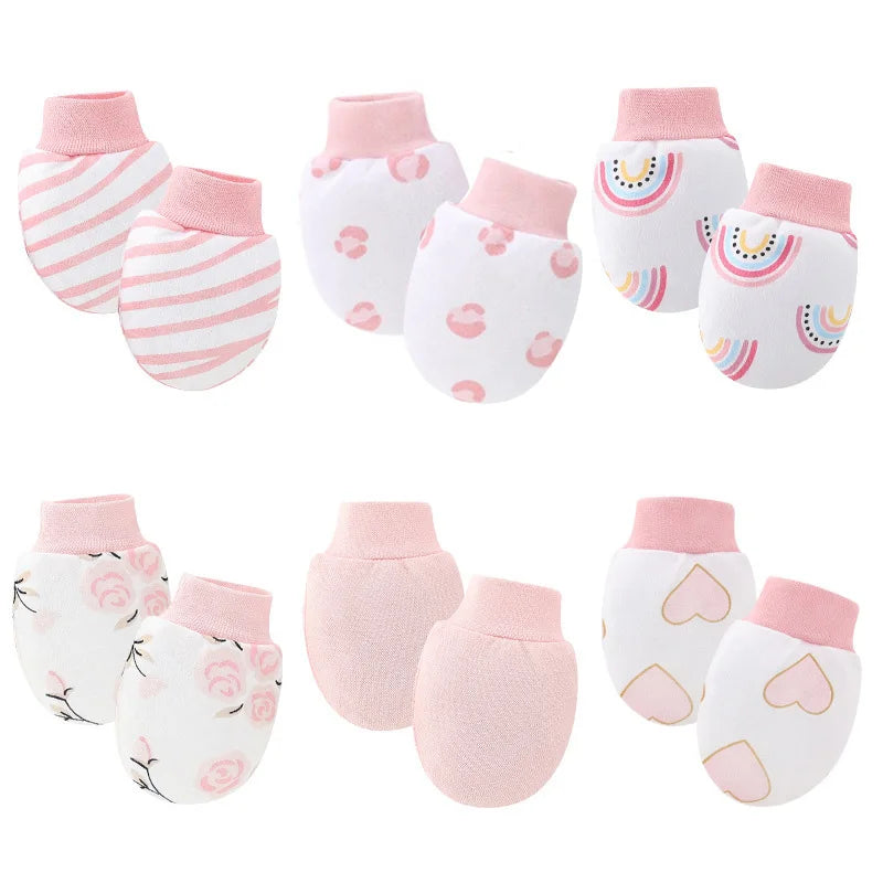 Cotton Newborn Anti-Scratch Mittens - Kindle Kids ABC - view 4