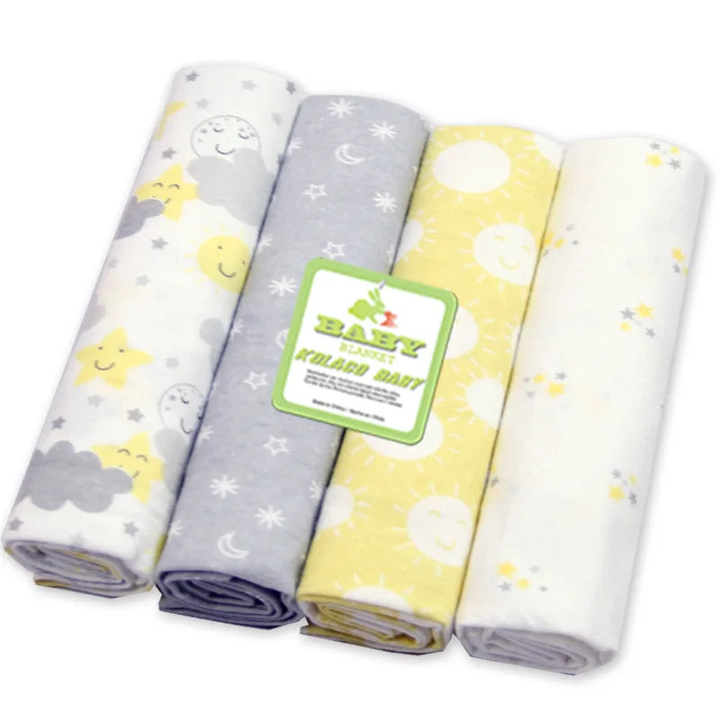 Cotton Muslin & Flannel Baby Swaddle - Kindle Kids ABC - view 18