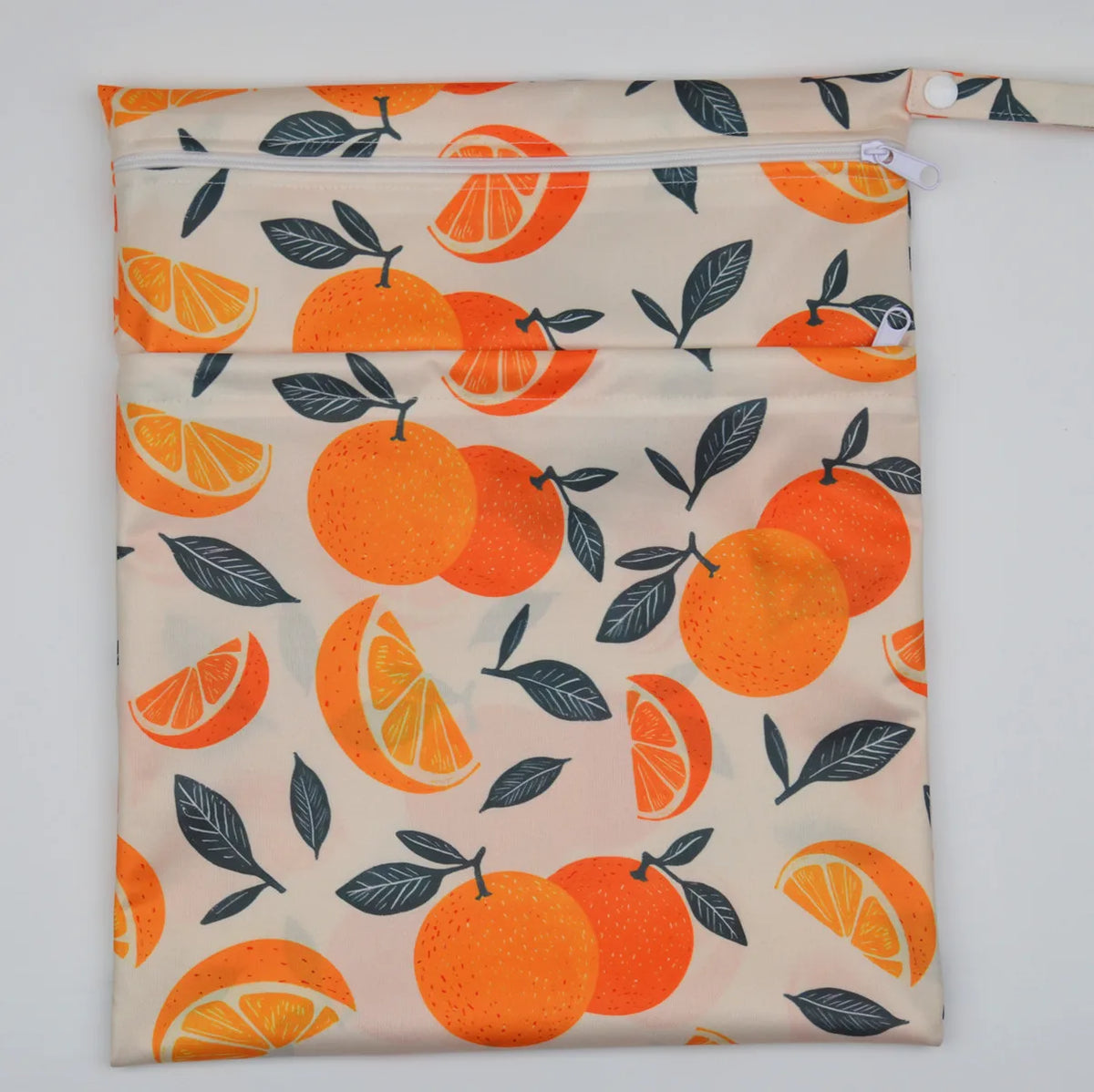 Wet/Dry Diaper Bag - Two-Zip Waterproof Reusable Pouch - photo 23