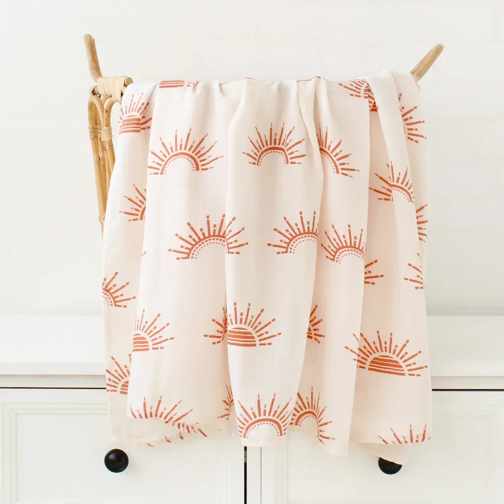Bamboo Cotton Muslin Swaddle Blanket - Kindle Kids ABC - view 6