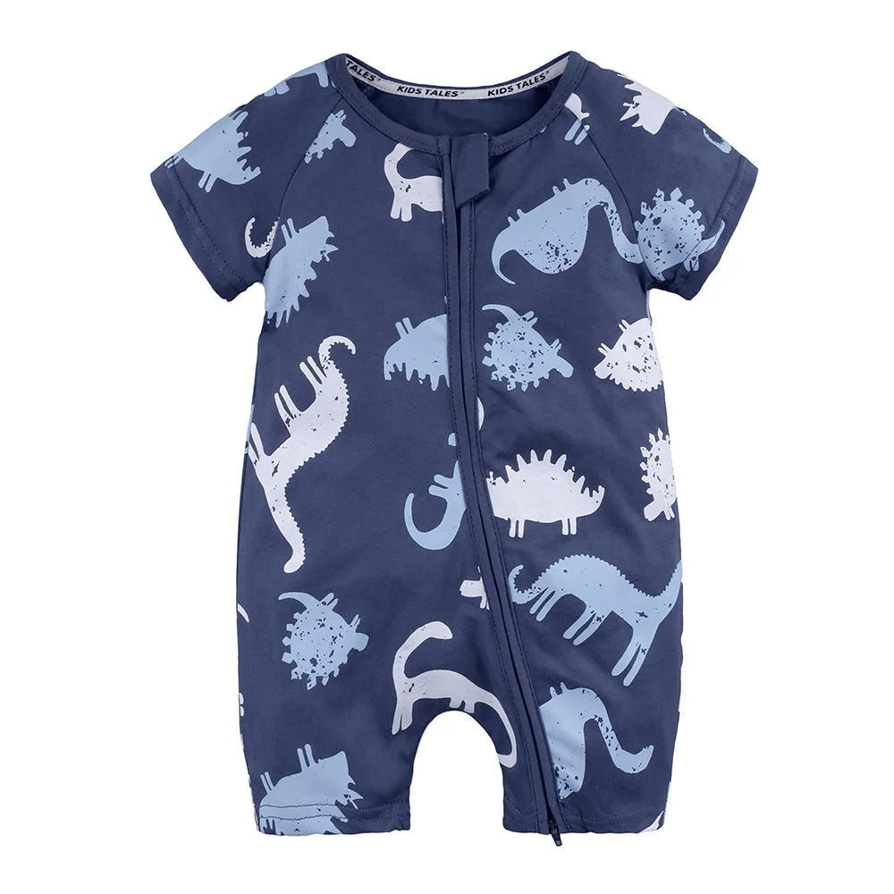 Baby Bamboo Cotton Short-Sleeve Romper - Kindle Kids ABC - view 12