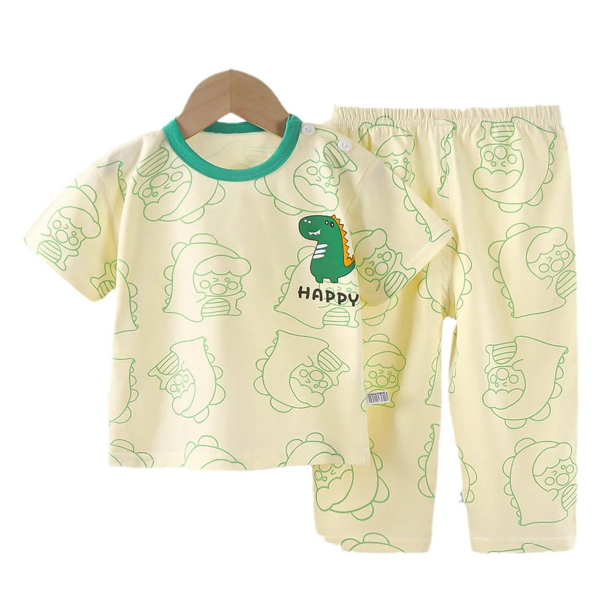 Kids' Cotton Short-Sleeve Pyjama Set - Kindle Kids ABC - view 2