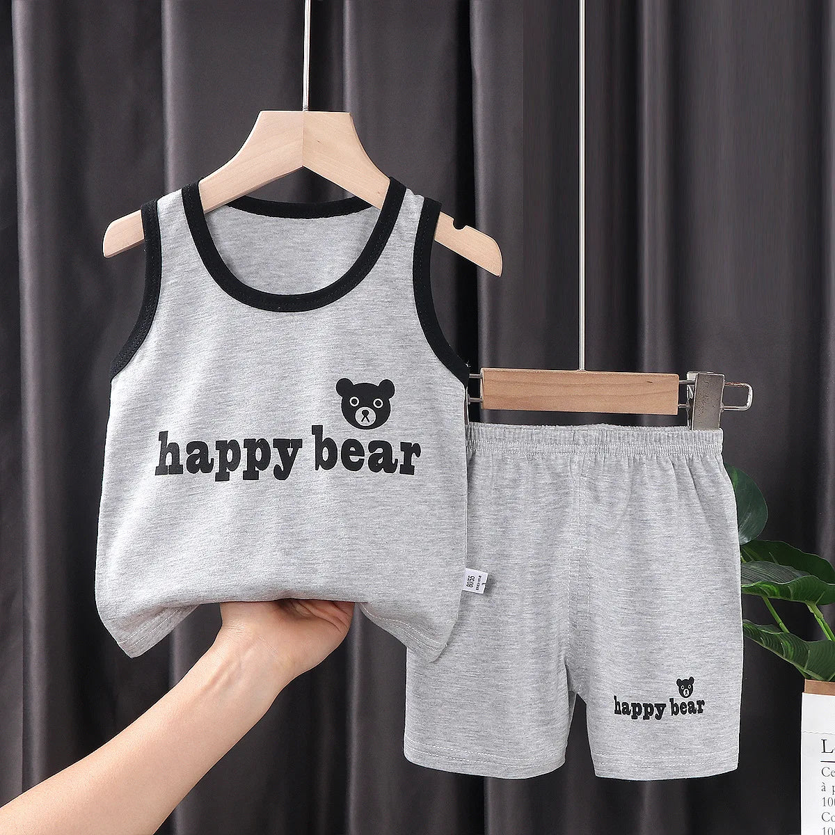 Cotton Baby Vest & Shorts Set - Kindle Kids ABC - view 6