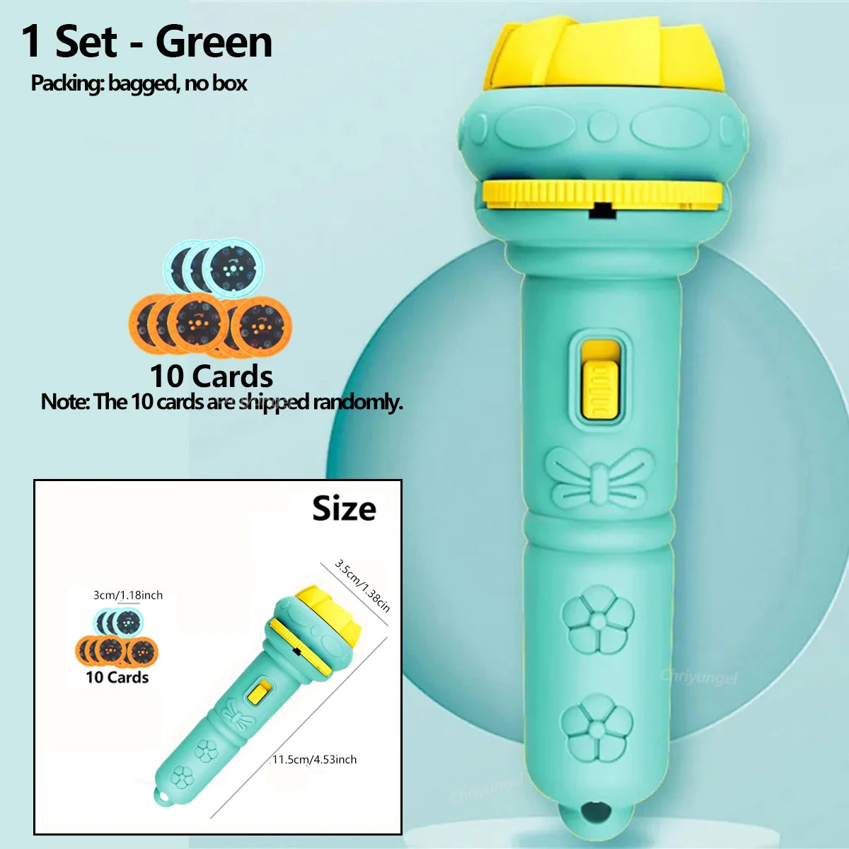 Cartoon Projector Flashlight - 80-Pattern Bedtime Story Torch Toy - photo 13