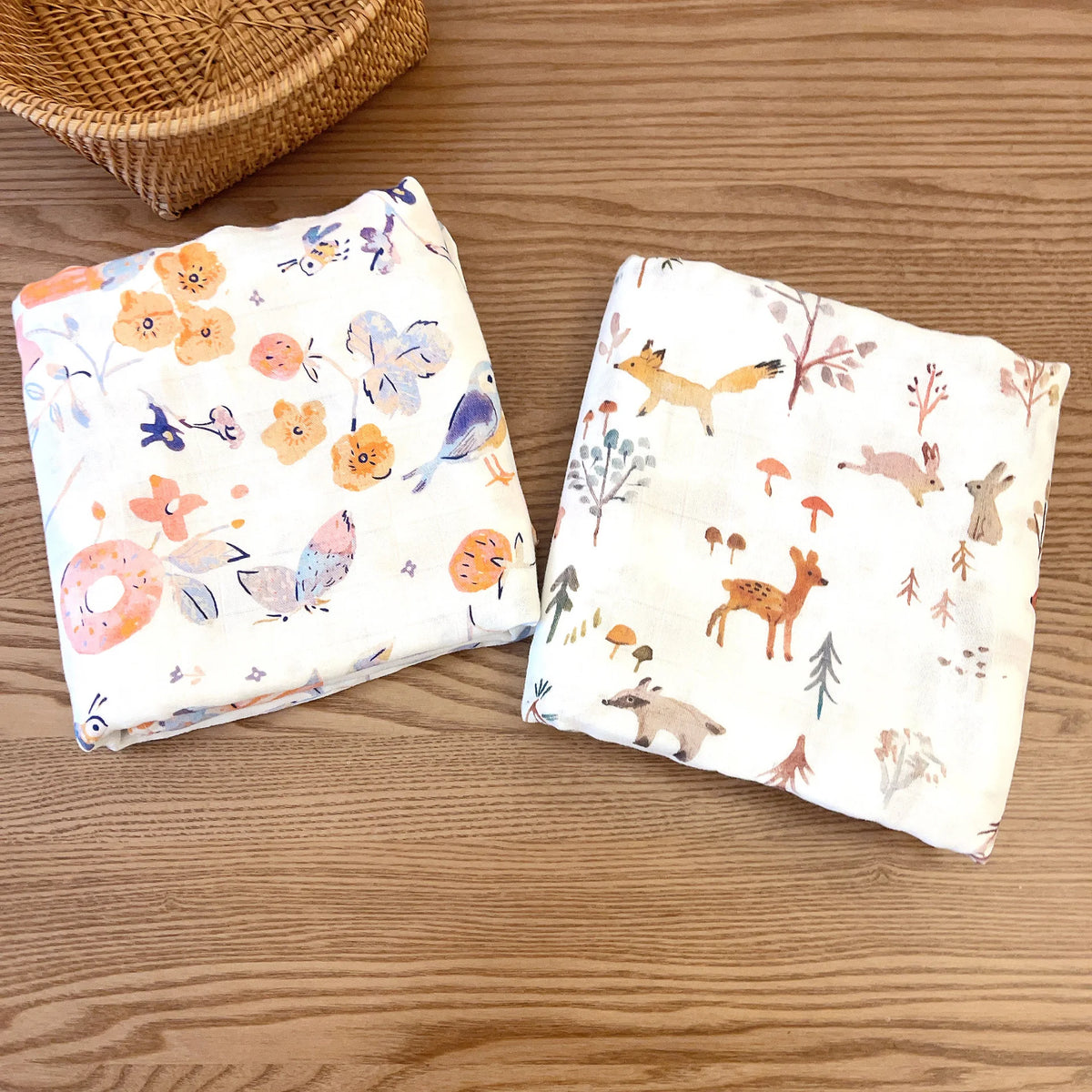 Cotton Muslin Baby Blanket - Kindle Kids ABC - view 4