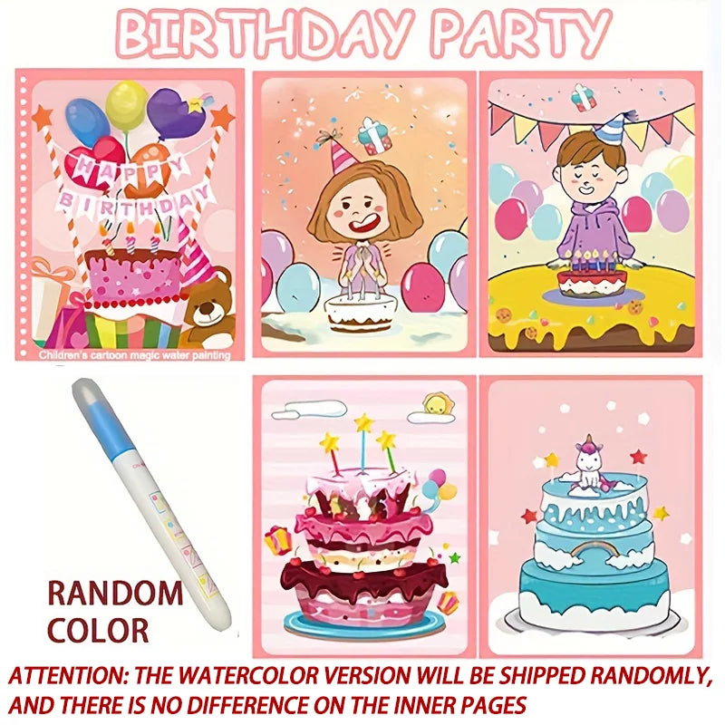Magic Water Drawing Book - Reusable Mess-Free Colouring - photo 11