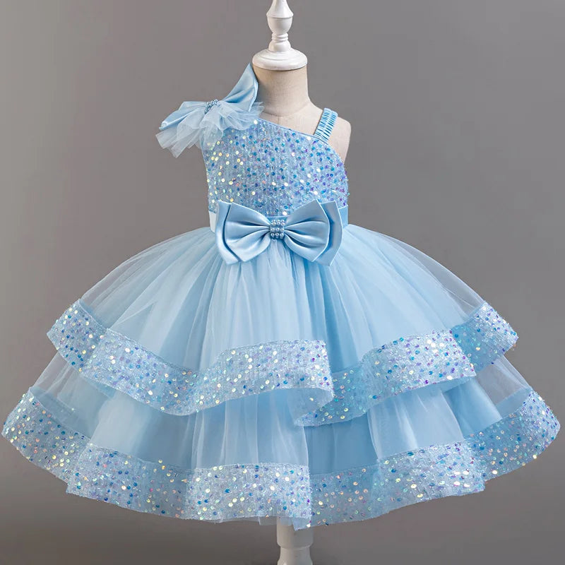 Flower Girl Sequin Tulle Dress — Ceremony & Wedding | 12M–5T - photo 3