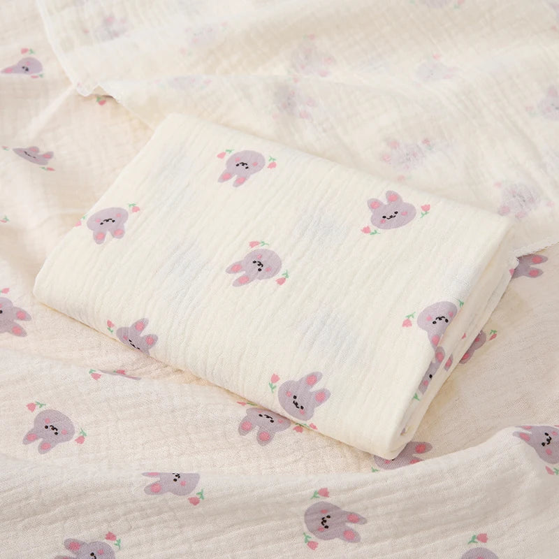 Double-Layer Cotton Muslin Baby Blanket - Kindle Kids ABC - view 7