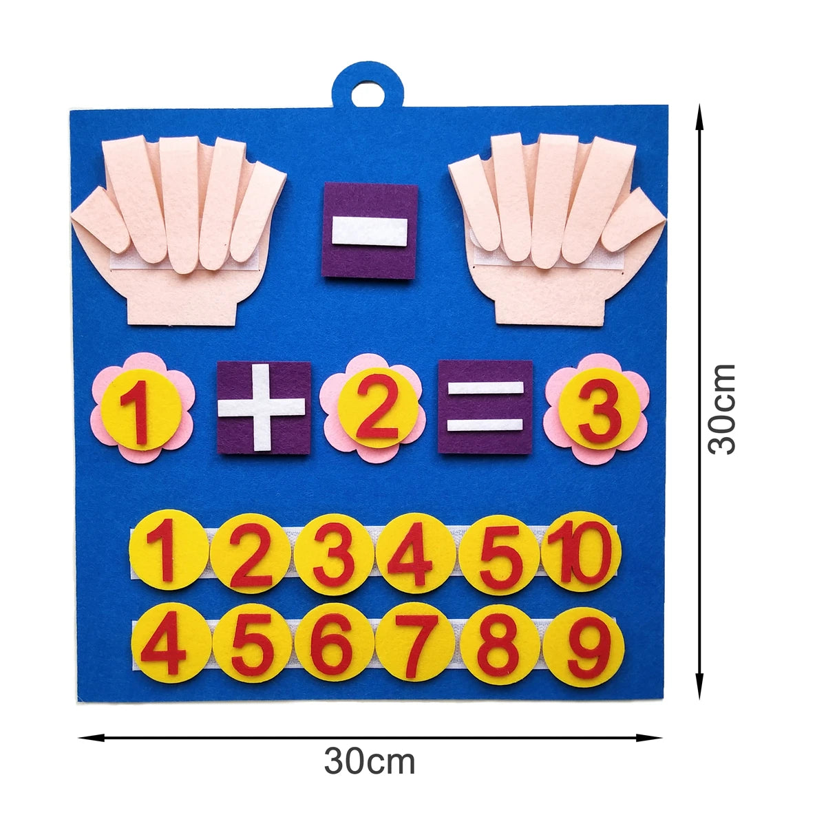 Montessori Felt Number Math Board - Counting & Early Learning Toy - photo 6