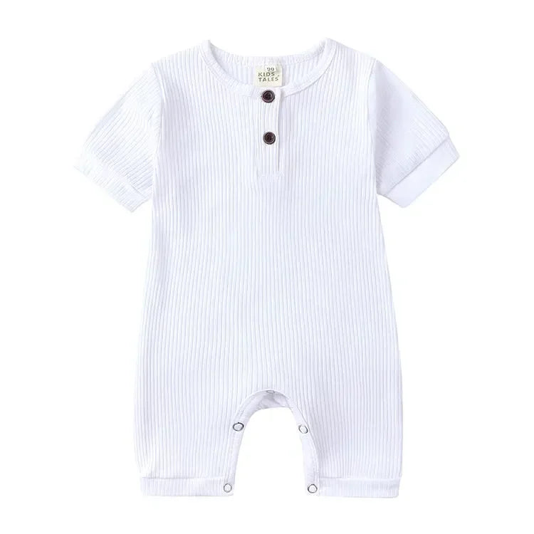 Baby Cotton Short-Sleeve Romper - Kindle Kids ABC - view 16