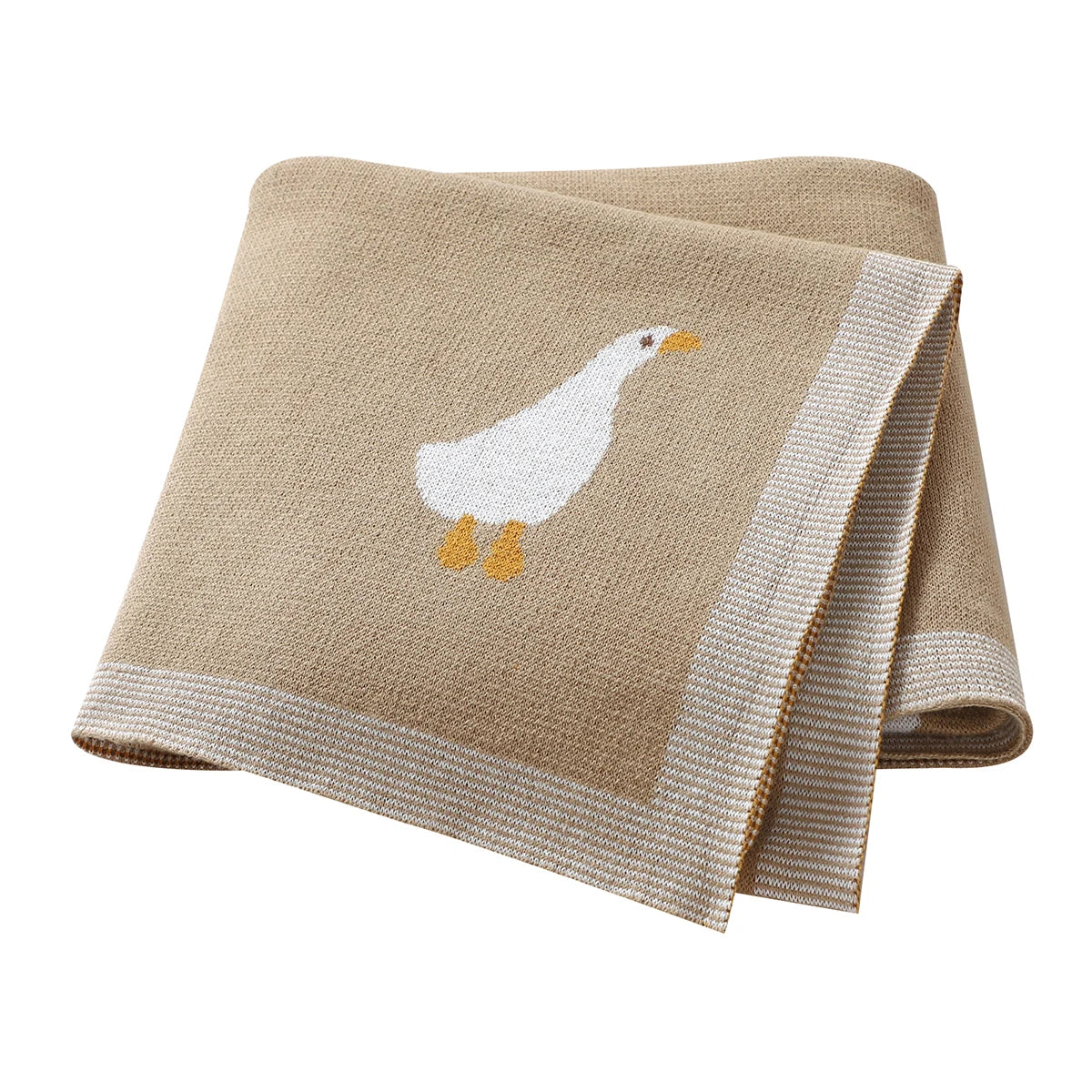 Dual-Use Knitted Cotton Baby Blanket - Kindle Kids ABC - view 10