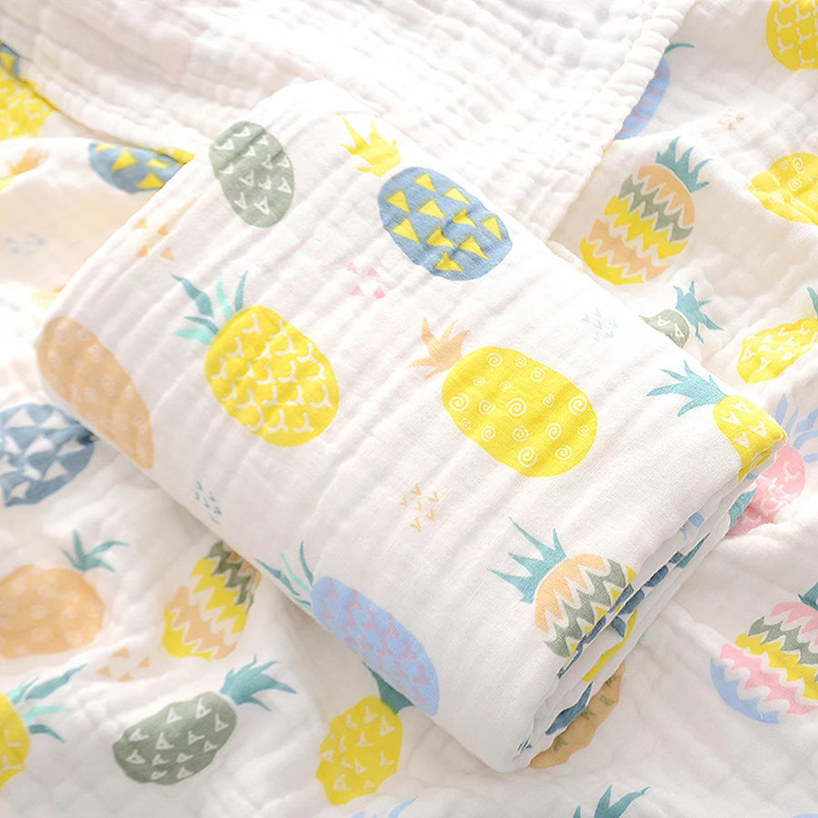 4-Layer Cotton Gauze Baby Washcloth Towel Set - Kindle Kids ABC - view 11