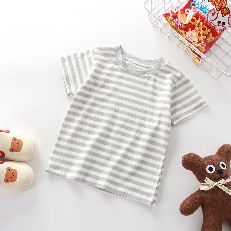 100% Cotton Striped Baby T-Shirt - Kindle Kids ABC - view 6