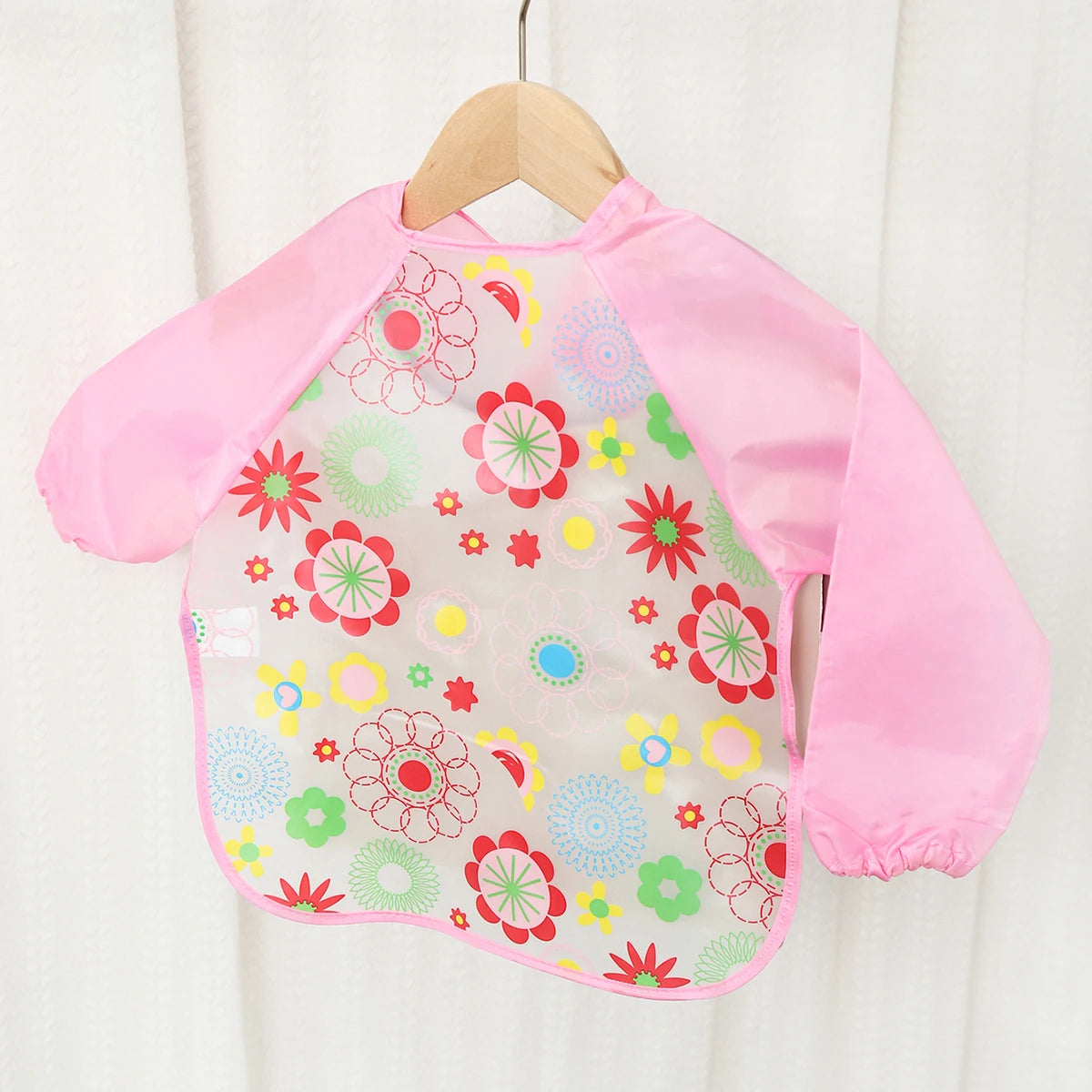 Long Sleeve Waterproof Baby Bib – EVA Feeding Smock | 0–3Y - photo 7