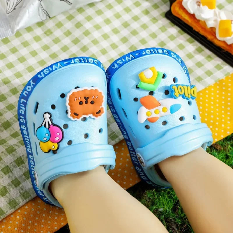 Kids Summer Beach Clogs - Soft Anti-Slip Cartoon Sandals - photo 5