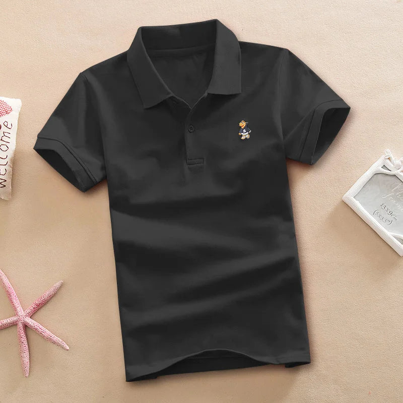 Boys Short Sleeve Polo T-Shirt 2-9Y - photo 6