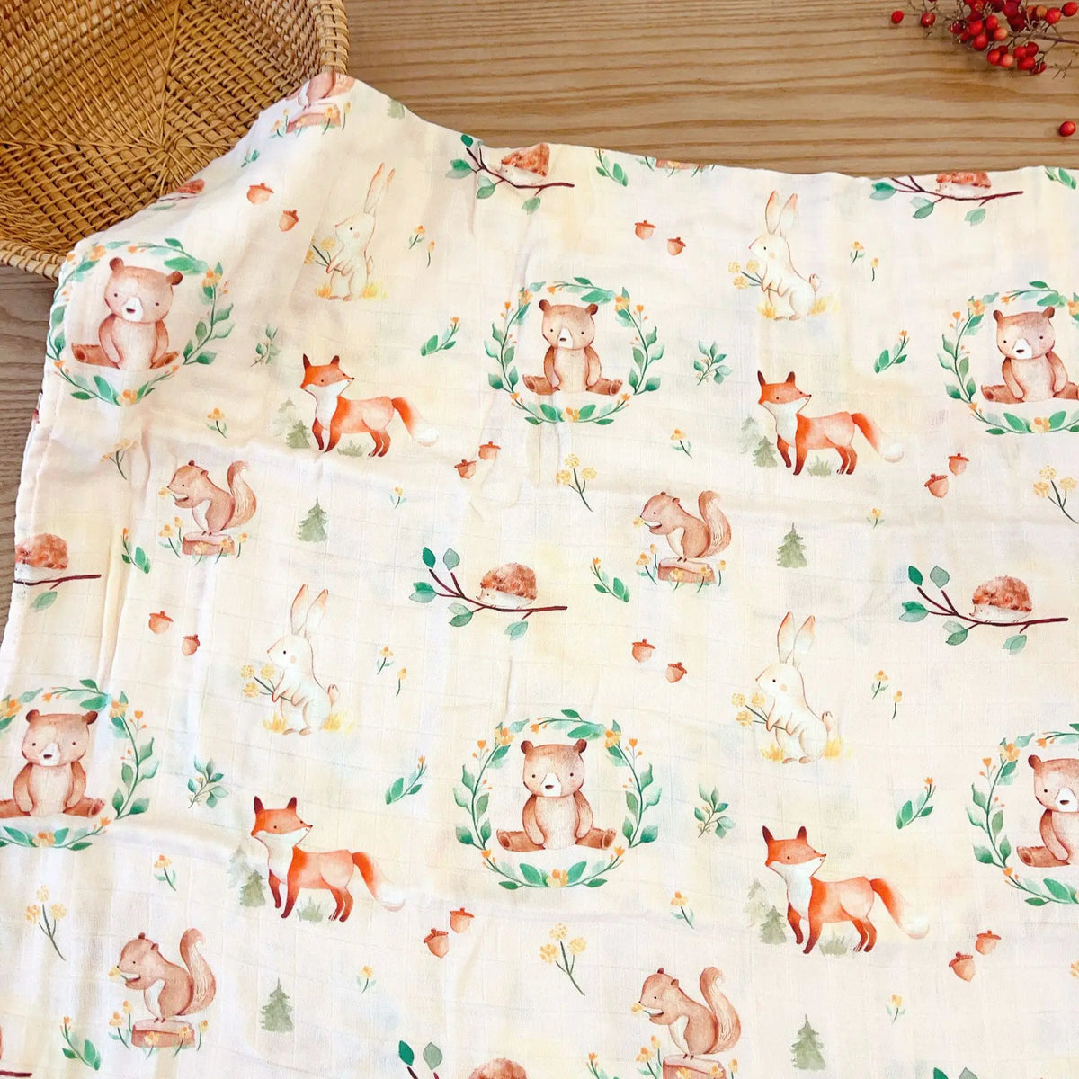Cotton Muslin Baby Blanket - Kindle Kids ABC - view 13