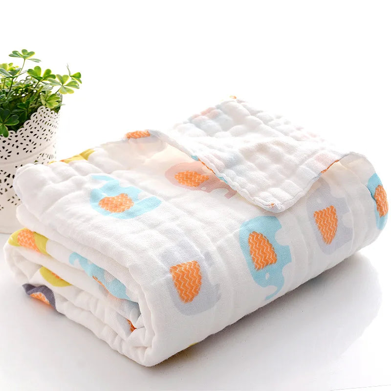 4-Layer Cotton Gauze Baby Washcloth Towel Set - Kindle Kids ABC - view 9