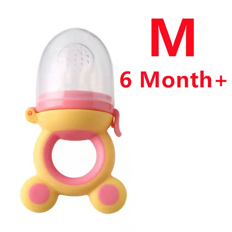 Baby Fruit Food Feeder & Silicone Teether Pacifier
