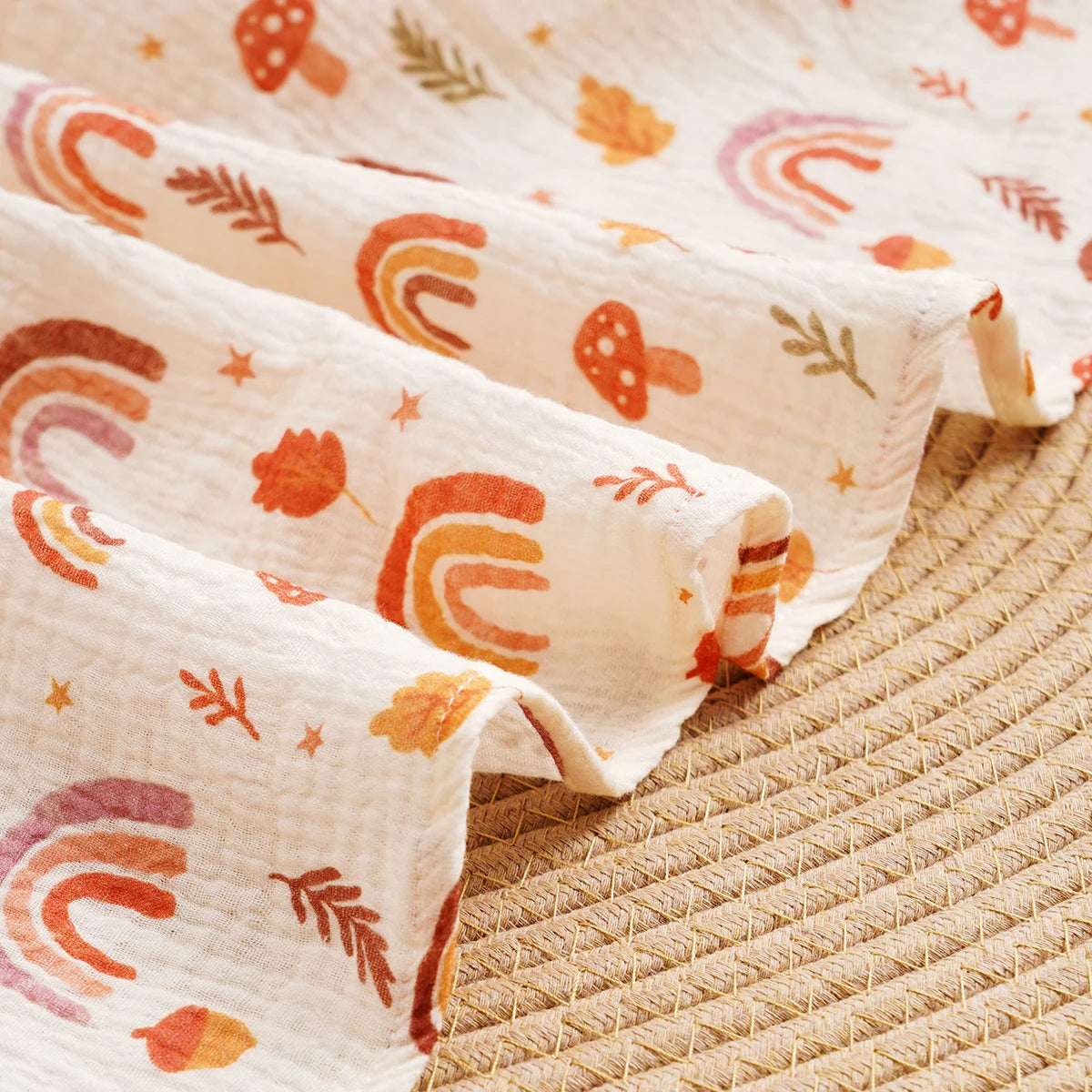 100% Cotton Muslin Baby Swaddle Wrap - Kindle Kids ABC - view 5