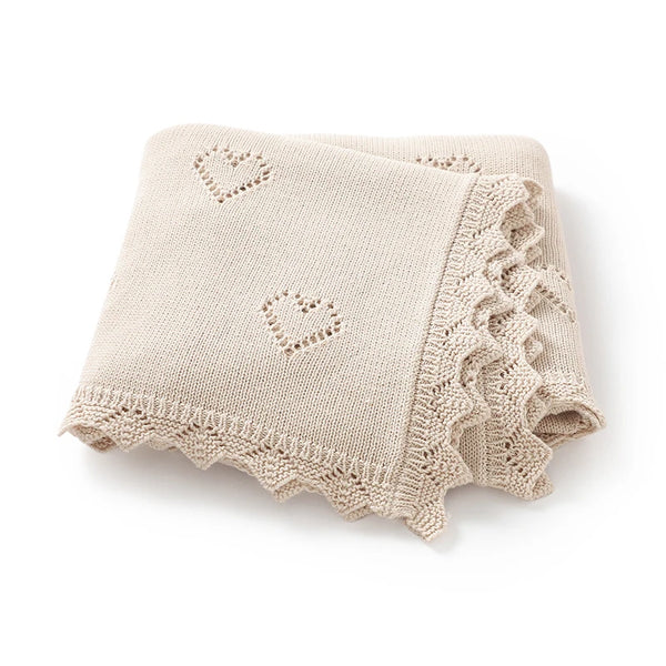 Knit Cotton Baby Blanket - Kindle Kids ABC