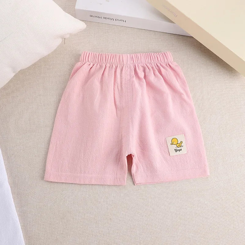 Kids Cotton-Linen Korean Style Shorts Summer - photo 7