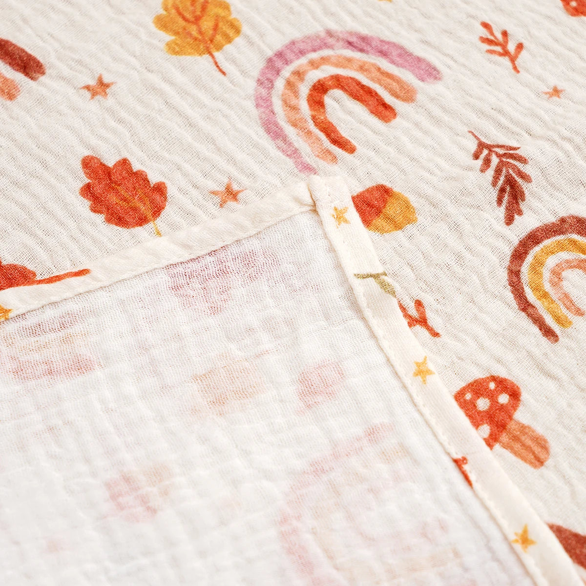 100% Cotton Muslin Baby Swaddle Wrap - Kindle Kids ABC - view 6