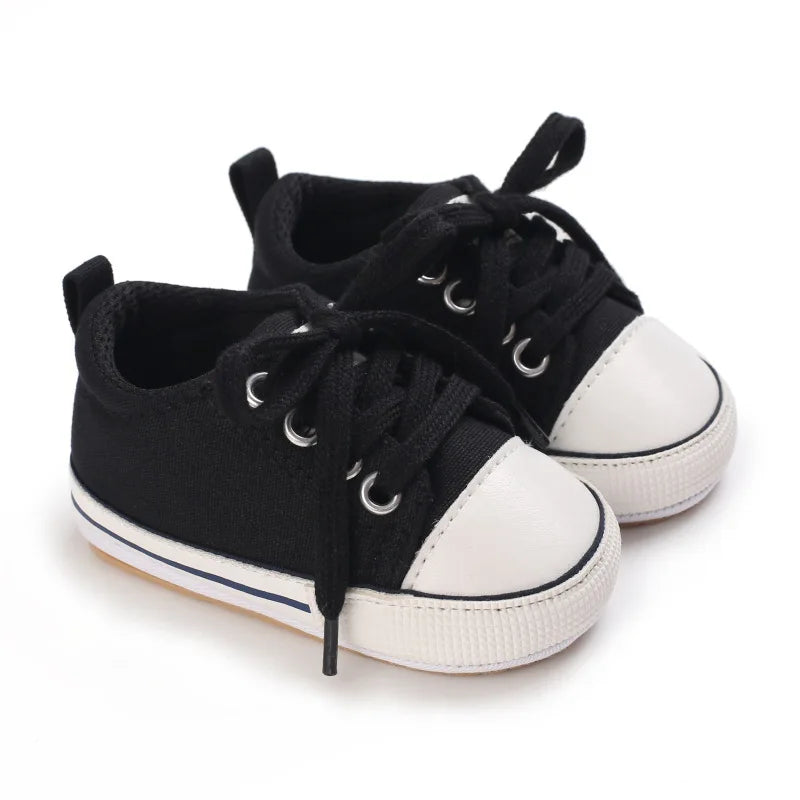 Baby Canvas Sneakers - Non-Slip Soft Sole 0-18M - photo 9