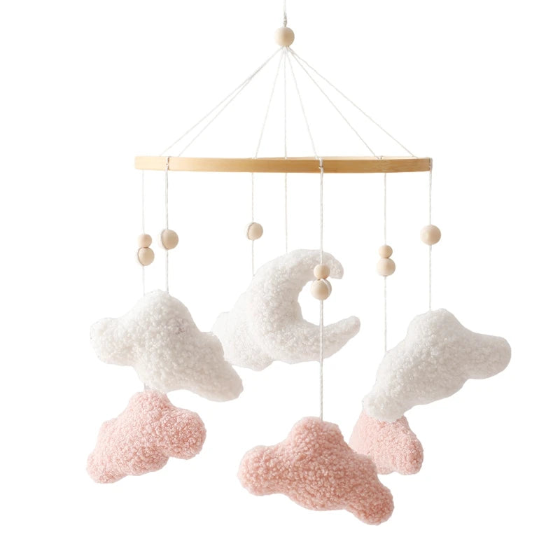 Wooden Crib Mobile – Felt Bear Nursery Mobile with Bell - photo 40