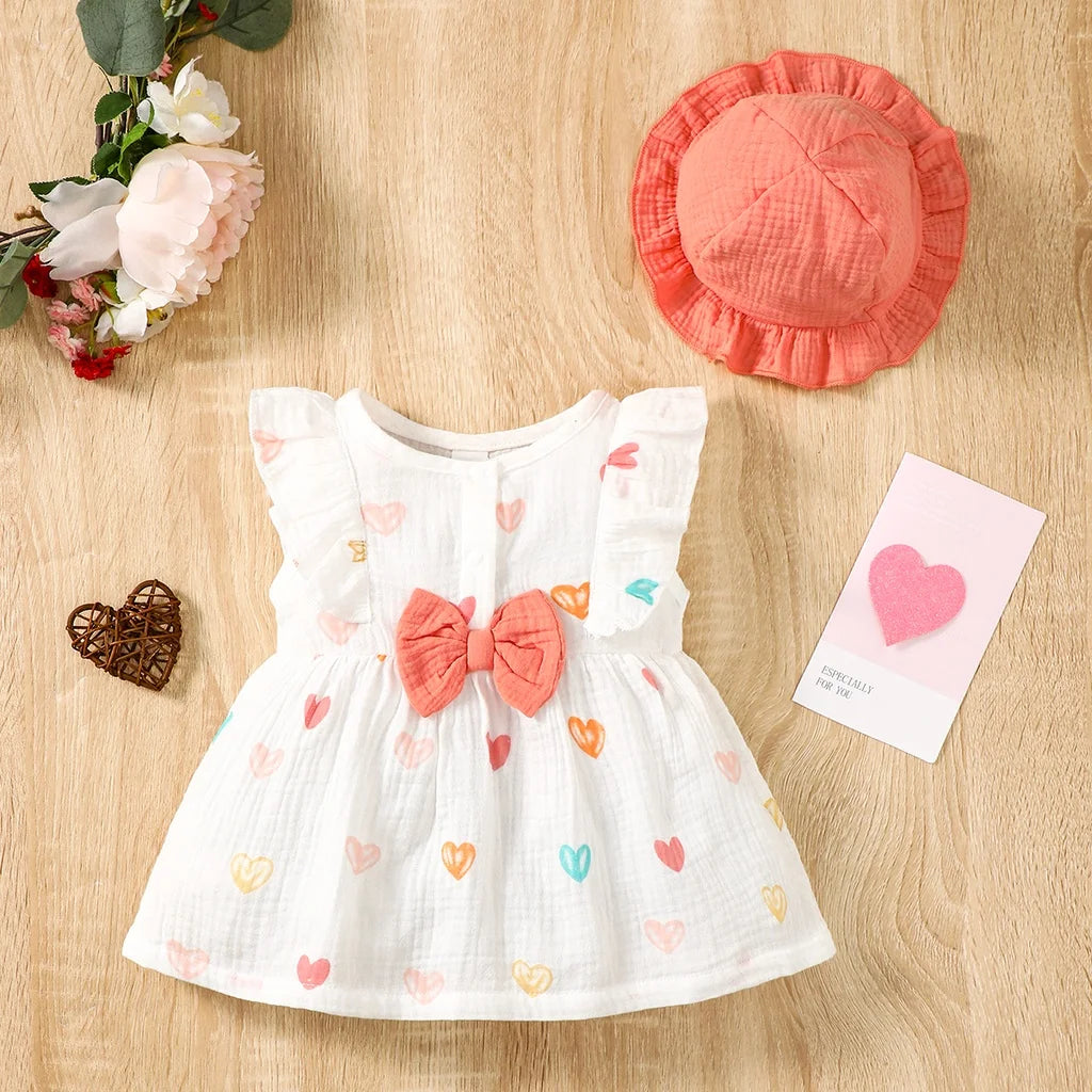Cotton Baby Dress & Bonnet Set - Kindle Kids ABC - view 9