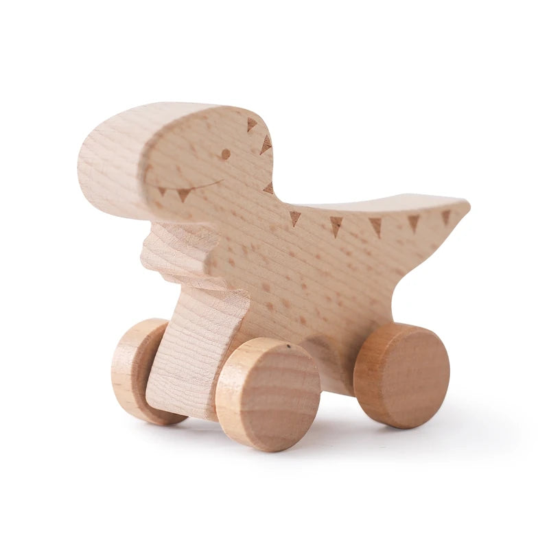 Wooden Beech Push Toy — Dinosaurs & Vehicles | 1-4Y - photo 9