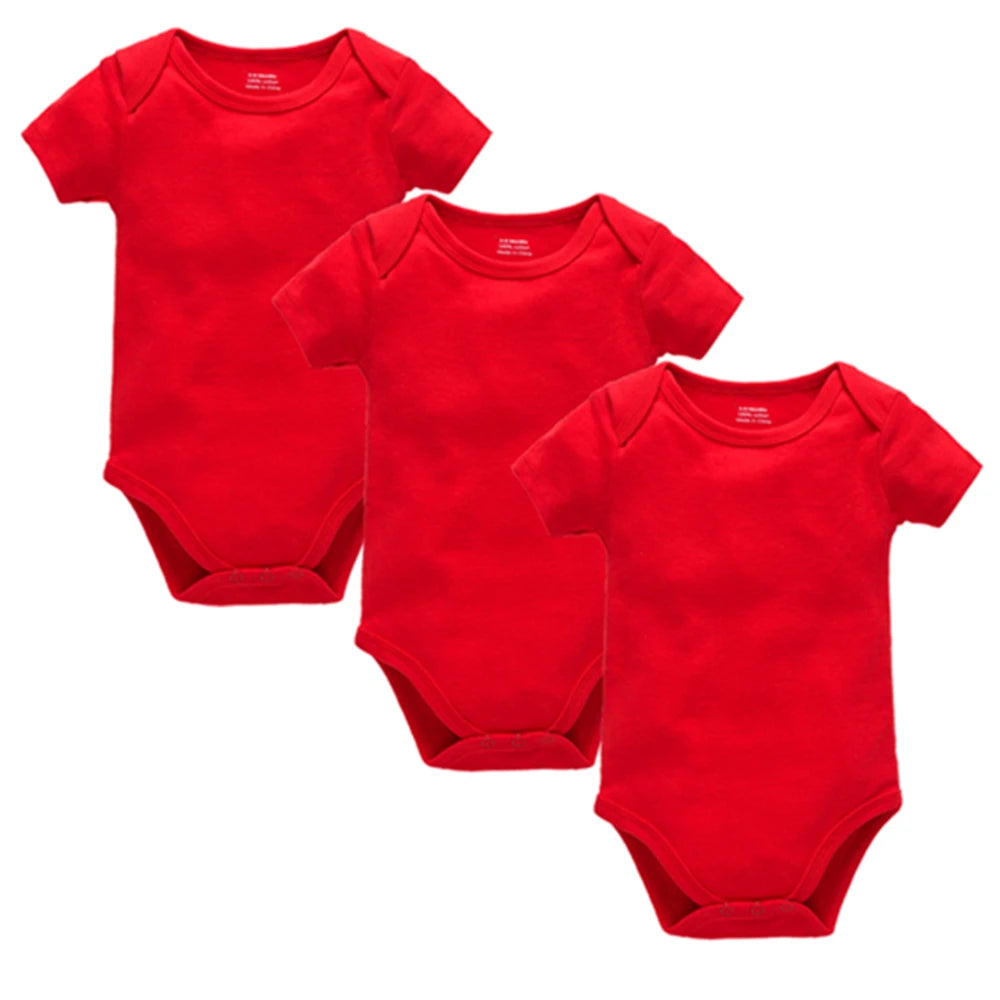 Unisex baby short-sleeve bodysuit, cotton — Kindle Kids ABC