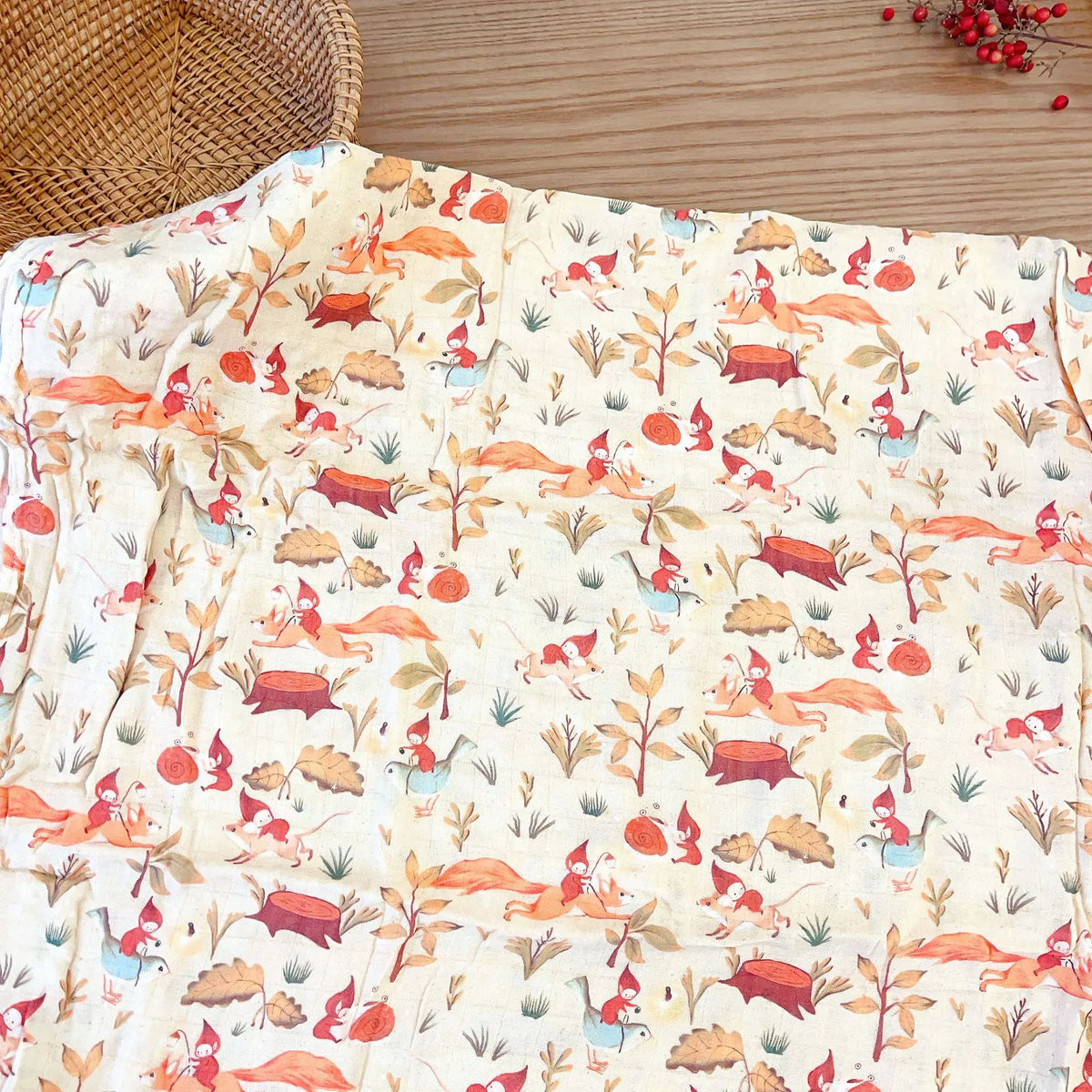 Cotton Muslin Baby Blanket - Kindle Kids ABC - view 17