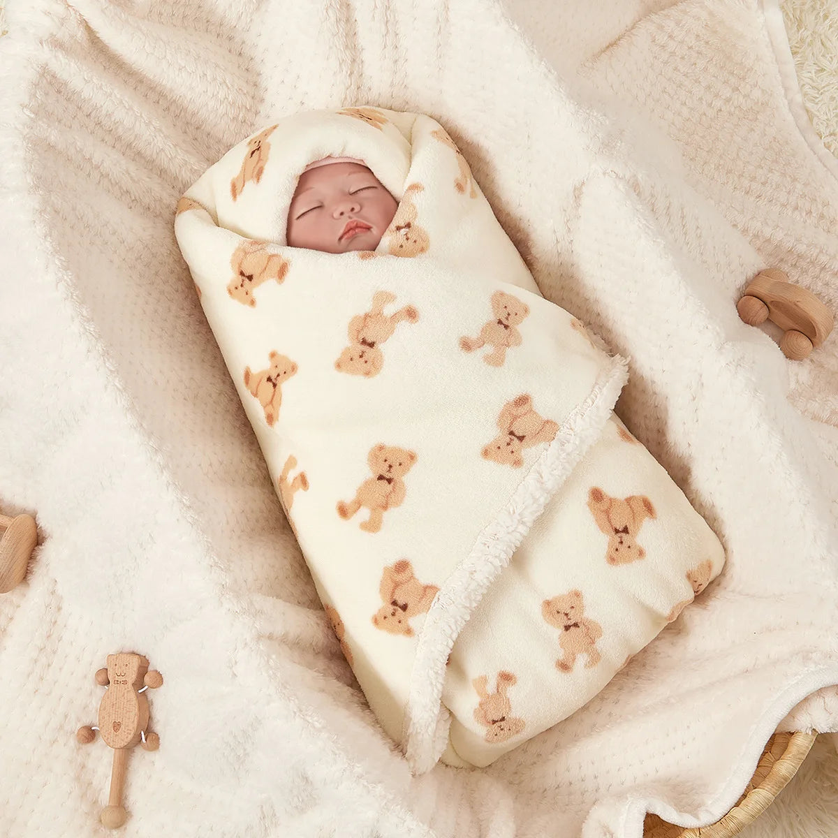 Winter Fleece Baby Blanket - Kindle Kids ABC - view 7