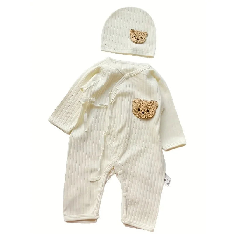 Cartoon Bear Cotton Romper - Kindle Kids ABC - view 8