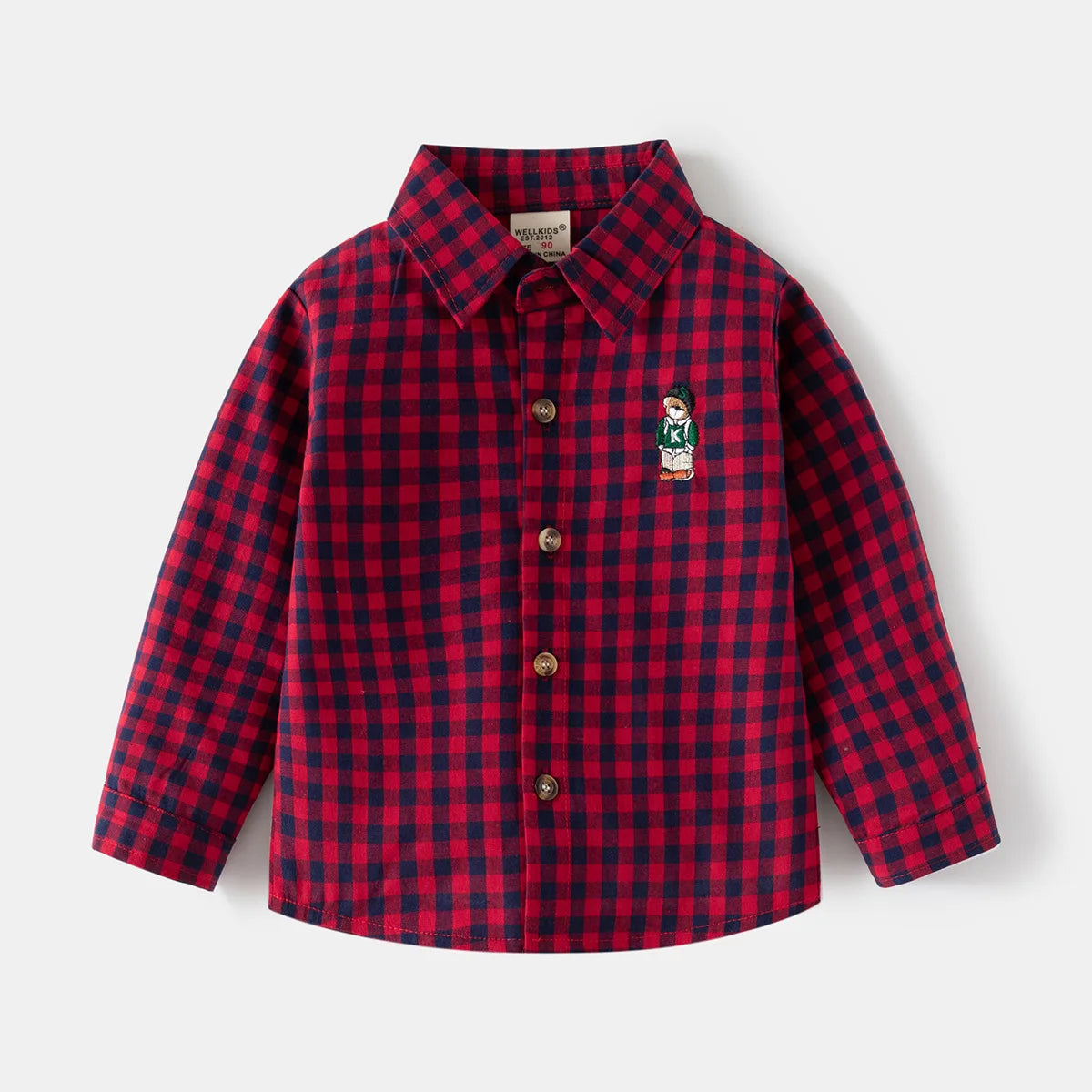 Boys Plaid Cotton Shirt 2-7Y - photo 11