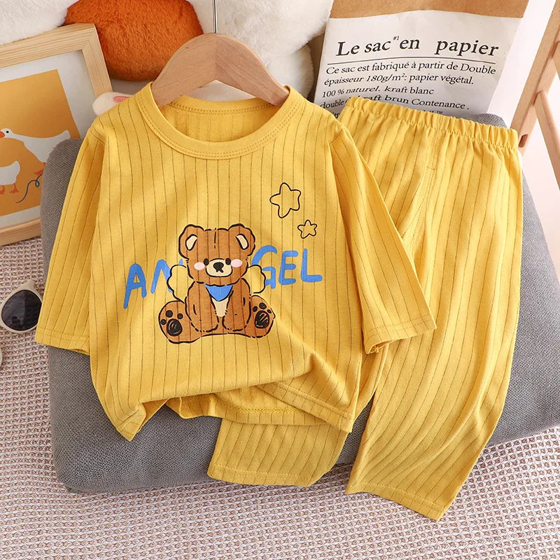 Baby and Kids Bear Print Cotton Set 3M-8Y - photo 6