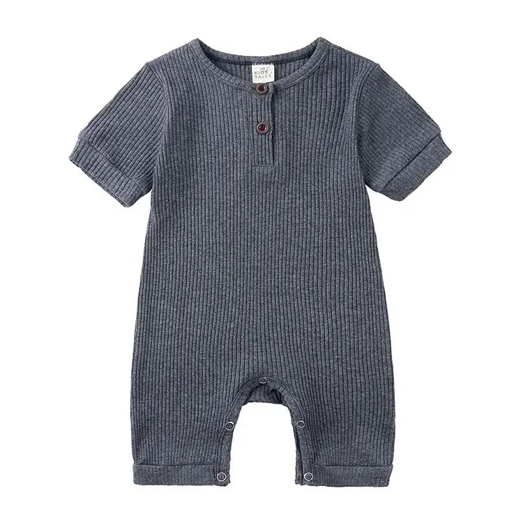 Baby Cotton Short-Sleeve Romper - Kindle Kids ABC - view 12