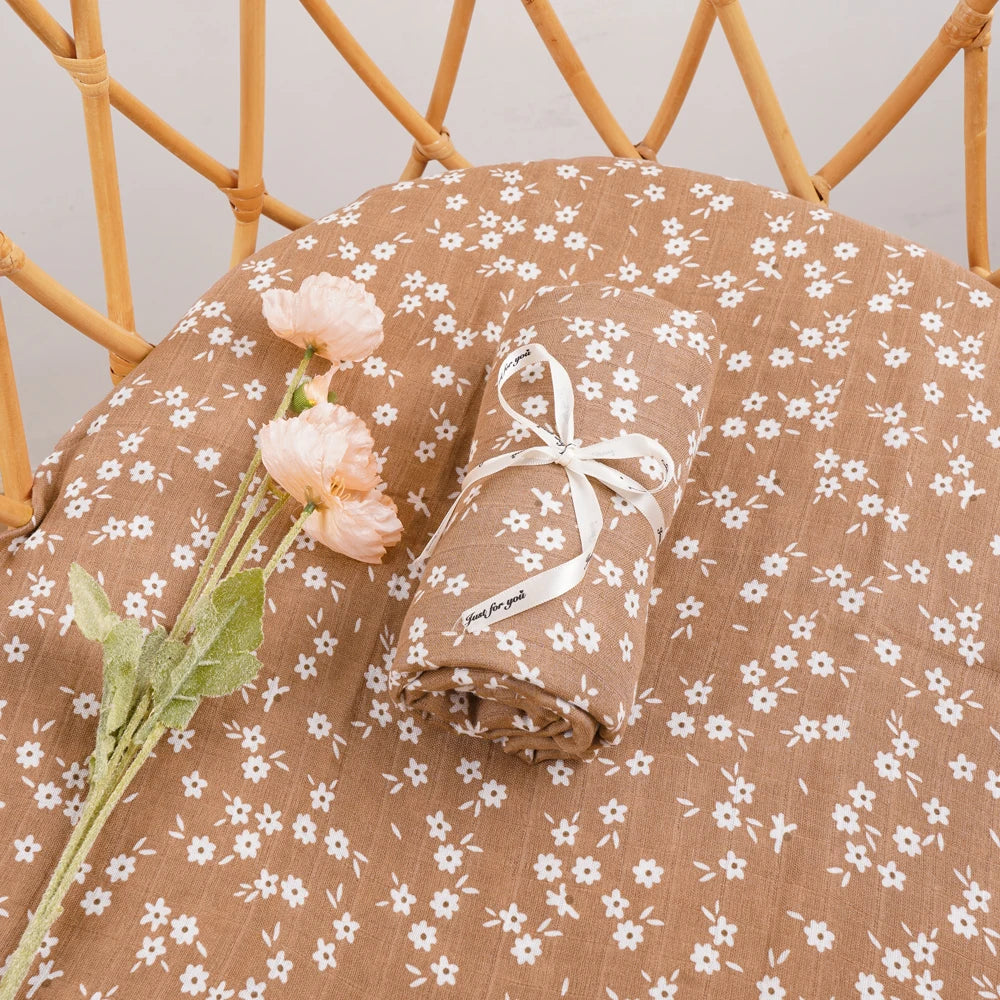 Bamboo Cotton Muslin Baby Swaddle Blanket - Kindle Kids ABC - view 6