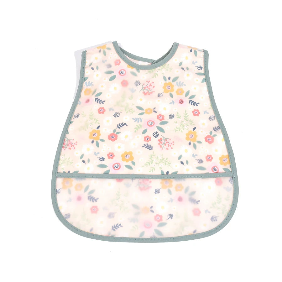 Waterproof Baby Feeding Bib EVA Pocket Bib Ages 6M-4Y - photo 22