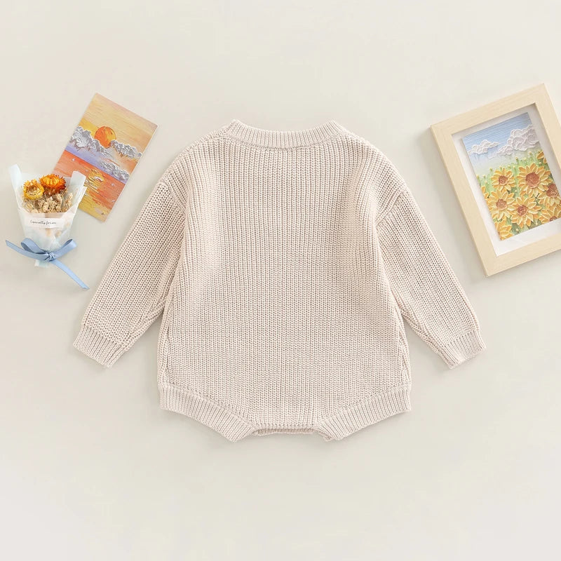 Knit Cotton Baby Romper - Kindle Kids ABC - view 2