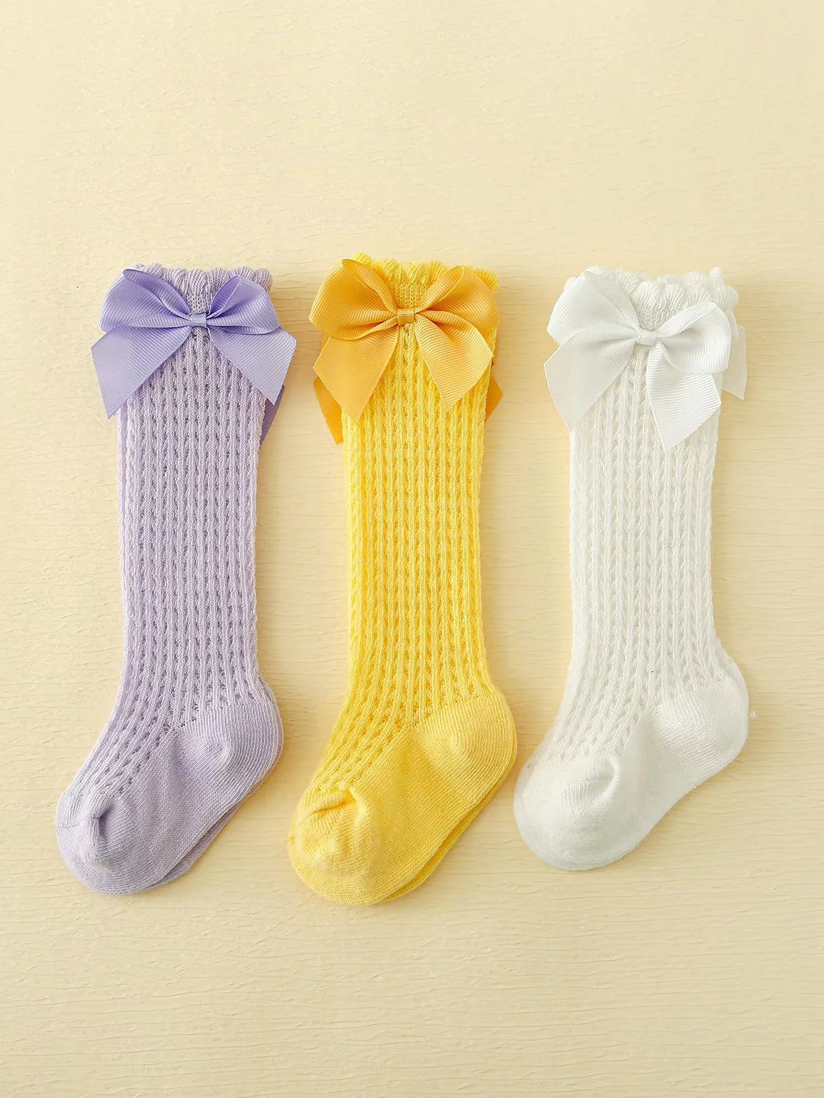 Cotton Baby Girls Socks with Bows - Kindle Kids ABC - view 3